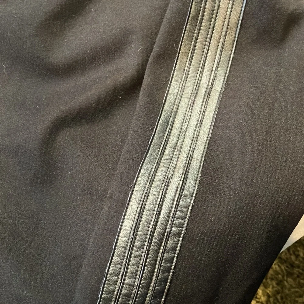 Bailey 44 little black dress with faux leather waist detail mesh back - Picture 9 of 13